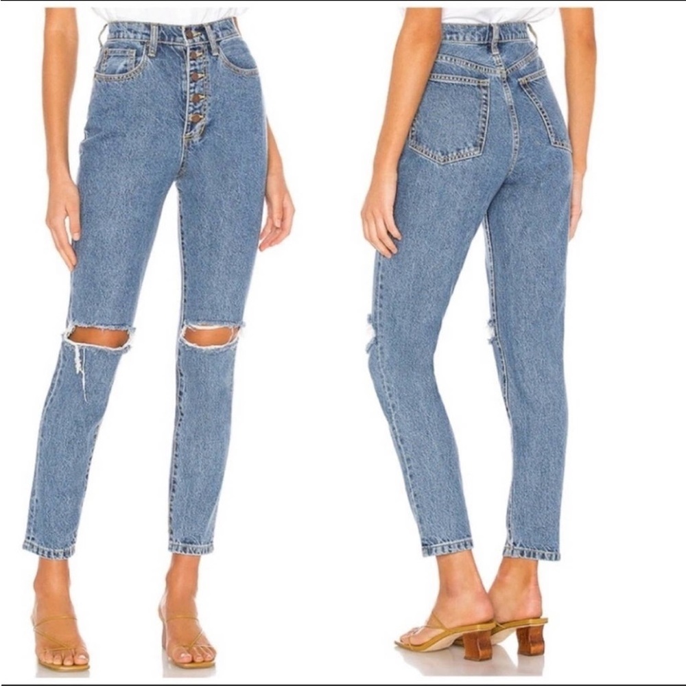 Danielle High-Rise Straight-Fit Jeans WeWoreWhat